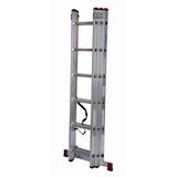 6-step folding ladder Krause 30368 Silver Steel-1