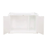 Cat Litter Box Trixie White Wood-1