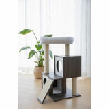 Scratching Post for Cats Kerbl Grey White/Black Sisal-3