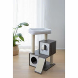 Scratching Post for Cats Kerbl Grey White/Black Sisal-1
