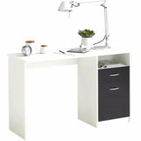 Desk FMD JACKSON  White Black 123 x 76,5 x 50 cm Wood-0