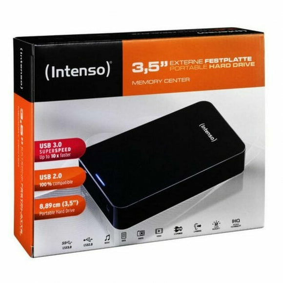 External Hard Drive INTENSO 6031512 Black 4 TB HDD-10