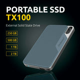 External Hard Drive INTENSO TX100 1 TB SSD-15