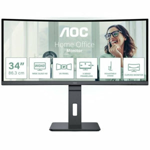 Monitor AOC 34" UltraWide Quad HD-0