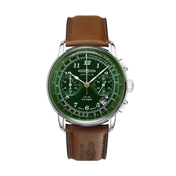 Men's Watch Zeppelin 7614-4 Green-0
