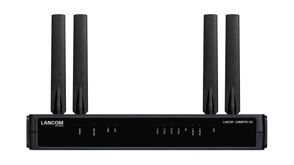 LANCOM 1800EFW-5G Router 5G Connectivity Black Enterprise Security-0