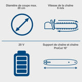 Chainsaw Scheppach C-CS254-X-4