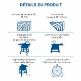 Table saw Scheppach 254 mm-3