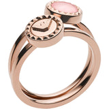 Ladies' Ring Emporio Armani EGS2694221505 Rose gold-0