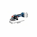 Angle grinder BOSCH GWX 18V-7 Professional 700 W 18 V (1 Unit)-3