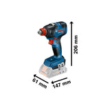Electric screwdriver BOSCH GDX 18V-200 Professional 200 Nm-10