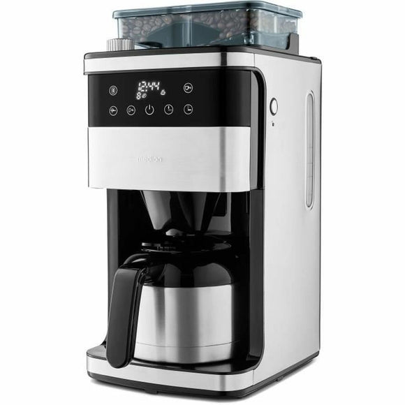 Drip Coffee Machine Medion 1000 W Silver 1 L-0