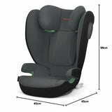 Car Chair Cybex SOLUTION B3 I-FIX Grey II (15-25 kg) III (22 - 36 kg) Children's ECE R129/04-1