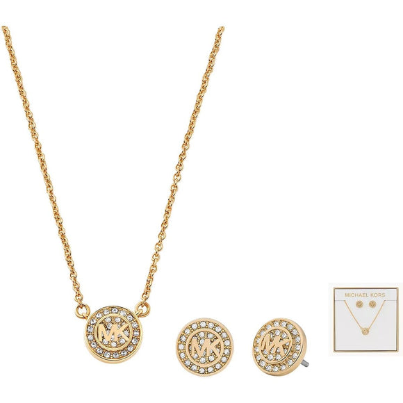 Women's necklace and matching earrings set Michael Kors LOGO-0