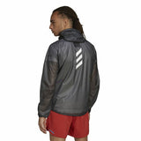 Men's Sports Jacket Adidas Agr Rain J Black-4