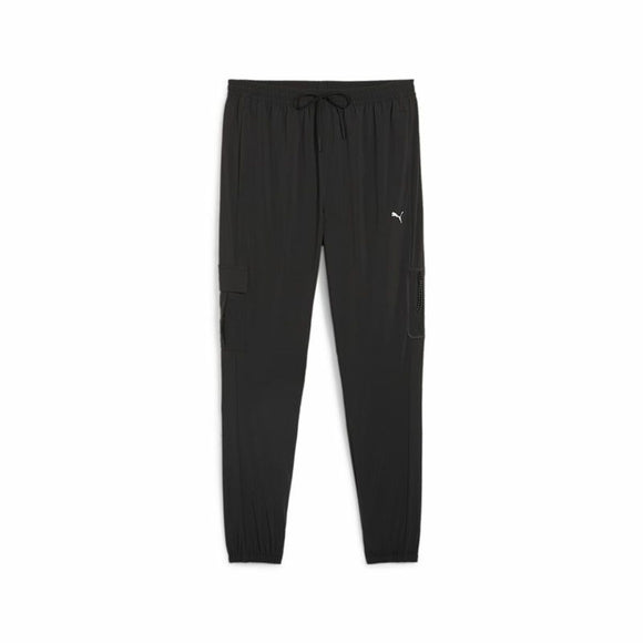Adult's Tracksuit Bottoms Puma Flex Woven Cargo Black Men-0