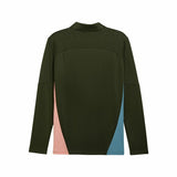 Training Sweatshirt for Adults Puma Manchester City 24/25 Training Olive-4