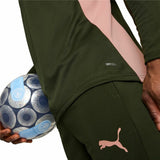 Training Sweatshirt for Adults Puma Manchester City 24/25 Training Olive-3