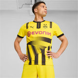 Men's Short-sleeved Football Shirt Puma Borussia Dortmund copa 24/25-7