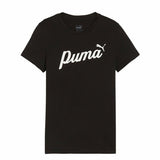Child's Short Sleeve T-Shirt Puma Essentials + Script-0