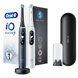 Electric Toothbrush Braun iO7 DuoPack Black + White-0