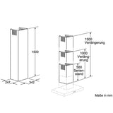 Extension Chimney for Extractor Hood Balay DHZ1233 1,5 m-2