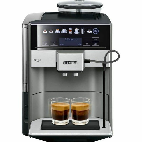 Superautomatic Coffee Maker Siemens AG TE655203RW Black Grey Silver 1500 W 19 bar 2 Cups 1,7 L-0