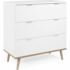 Chest of drawers Scandinavian White 79,8 x 40 x 86,5 cm-0