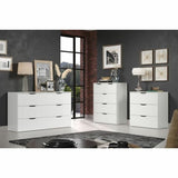 Chest of drawers Trelleborg White 78 x 40  x 80 cm-2