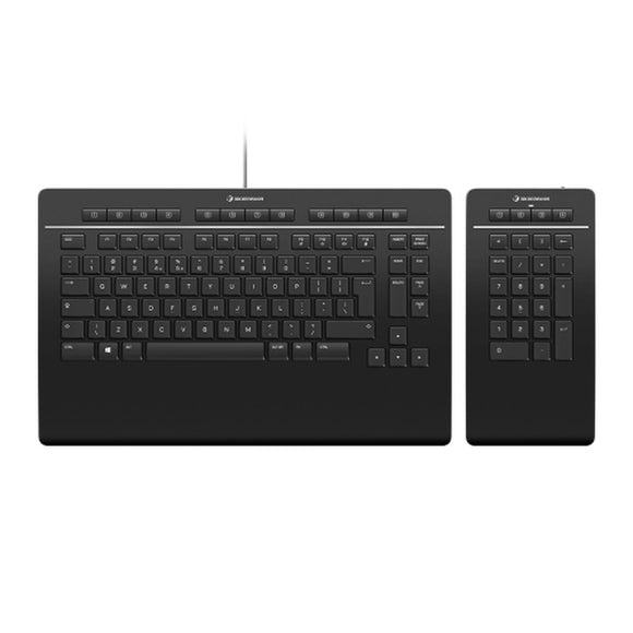 Bluetooth Keyboard 3Dconnexion Keyboard Pro Black QWERTZ-0