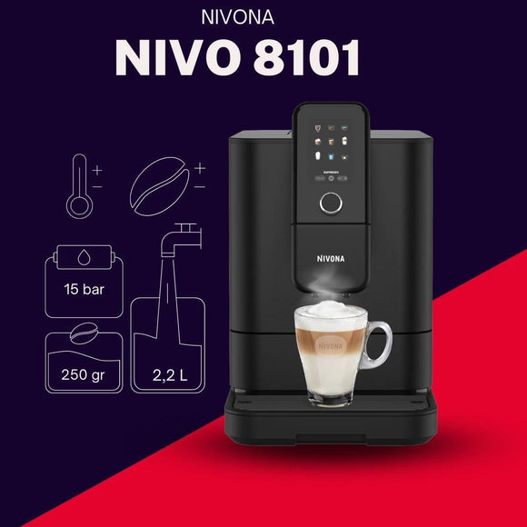 Nivona NIVO 8101 automatinis kavos aparatas - juodas-0