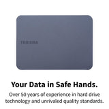 External Hard Drive Toshiba HDTX240EK3CA Black 4 TB HDD Shell Magnetic-3