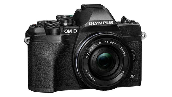 Olympus OM-D E-M10 Mark IV Kit + 14-42 Pancake Zoom black-0