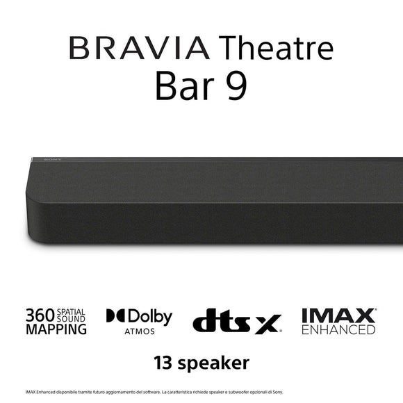 Sony HT-A9000 Bravia Theatre Soundbar Dolby Atmos DTS:X 360 Spatial Sound Mapping 13 Speakers Black-0