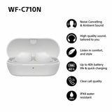 Headphones Sony WF-C710NW White-2