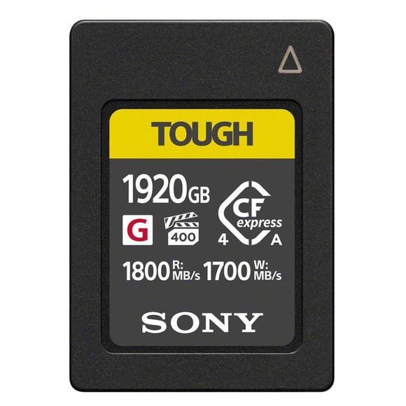 Sony CFexpress Type A 1920GB TOUGH R/W 1800/1700MBs CEAG1920T-0