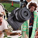 Reflex camera Canon EOSR50,BLACK+RF-S18-45MMF4.5-6-7