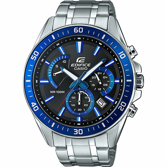 Men's Watch Casio EFR-552D-1A2VUEF Silver Black-0