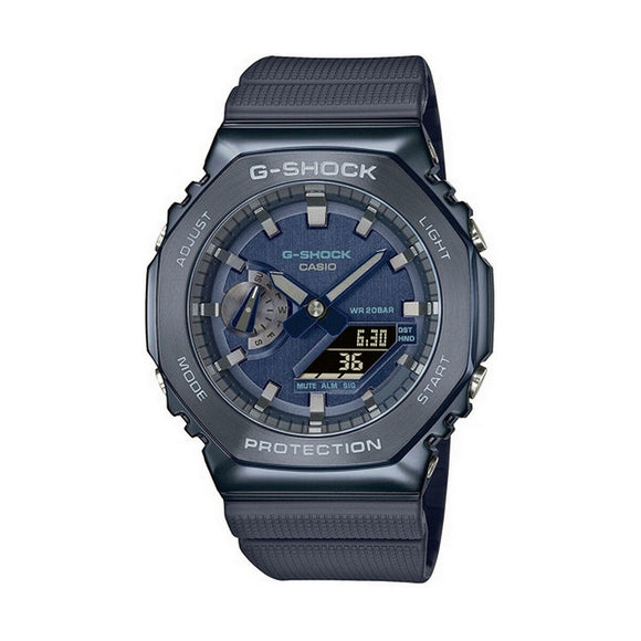 Men's Watch Casio G-Shock OAK METAL COVERED - Blue (Ø 44,5 mm) (Ø 45 mm)-0