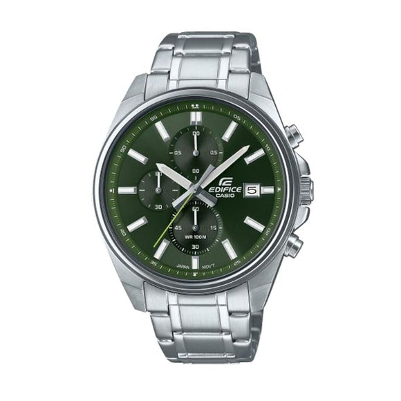 Men's Watch Casio EFV-610D-3CVUEF Green Silver-0
