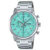 Men's Watch Casio CHRONO DATE SILVER AQUA-0