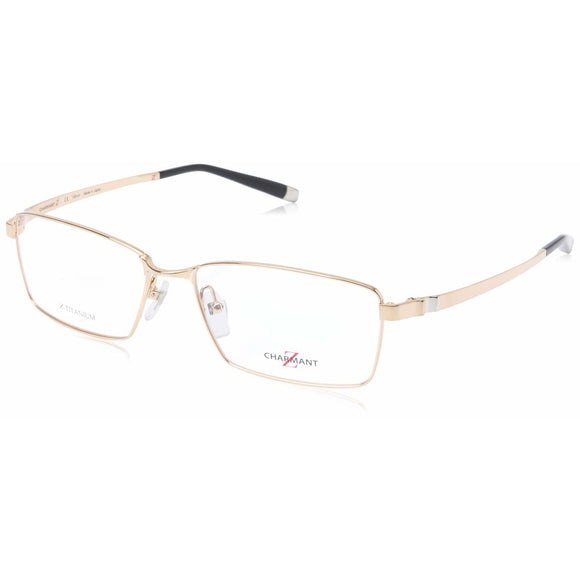 Men' Spectacle frame Charmant Jewelry 27033 Golden ø 57 mm-0