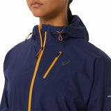 Women's Sports Jacket Asics Fujitrail WaterProof Dark blue-6