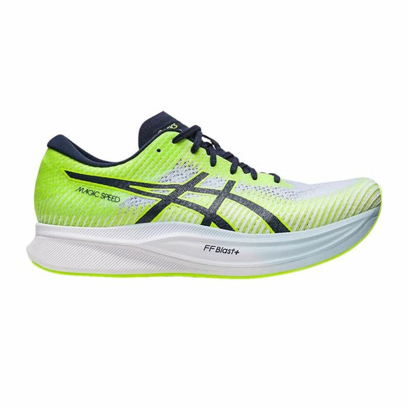 Running Shoes for Adults Asics Magic Speed 2 Lime green Men-0