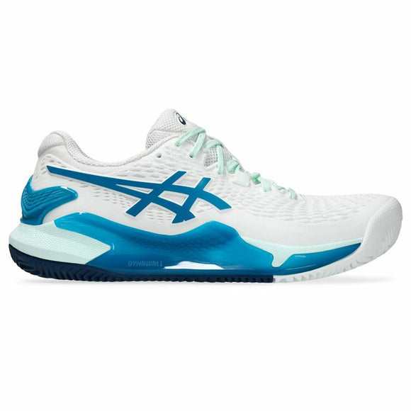 Women's Tennis Shoes Asics Gel-Resolution 9 Clay Mujer White-0