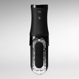 Tenga Masturbator Erotic Black Silicone ABS Rotation Rechargeable Vibration
