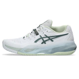 Women's Tennis Shoes Asics Gel-Resolution X Clay White-4