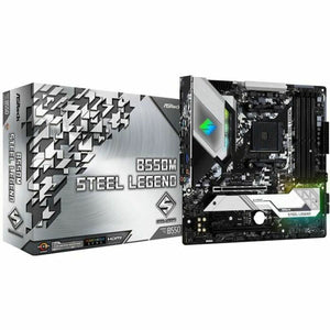 Motherboard ASRock B550M STEEL LEGEND AMD AM4 AMD B550 AMD-0