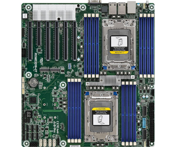 ASRock Mainboard ROME2D16-2T E-ATX Dual Sockel SP3 Single-0