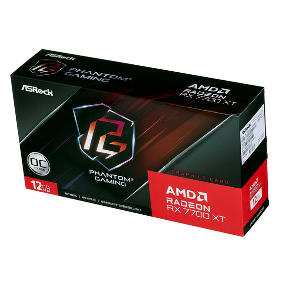 Graphics card ASRock RX7700XT PG 12GO AMD AMD RADEON RX 7700 XT GDDR6 12 GB-0